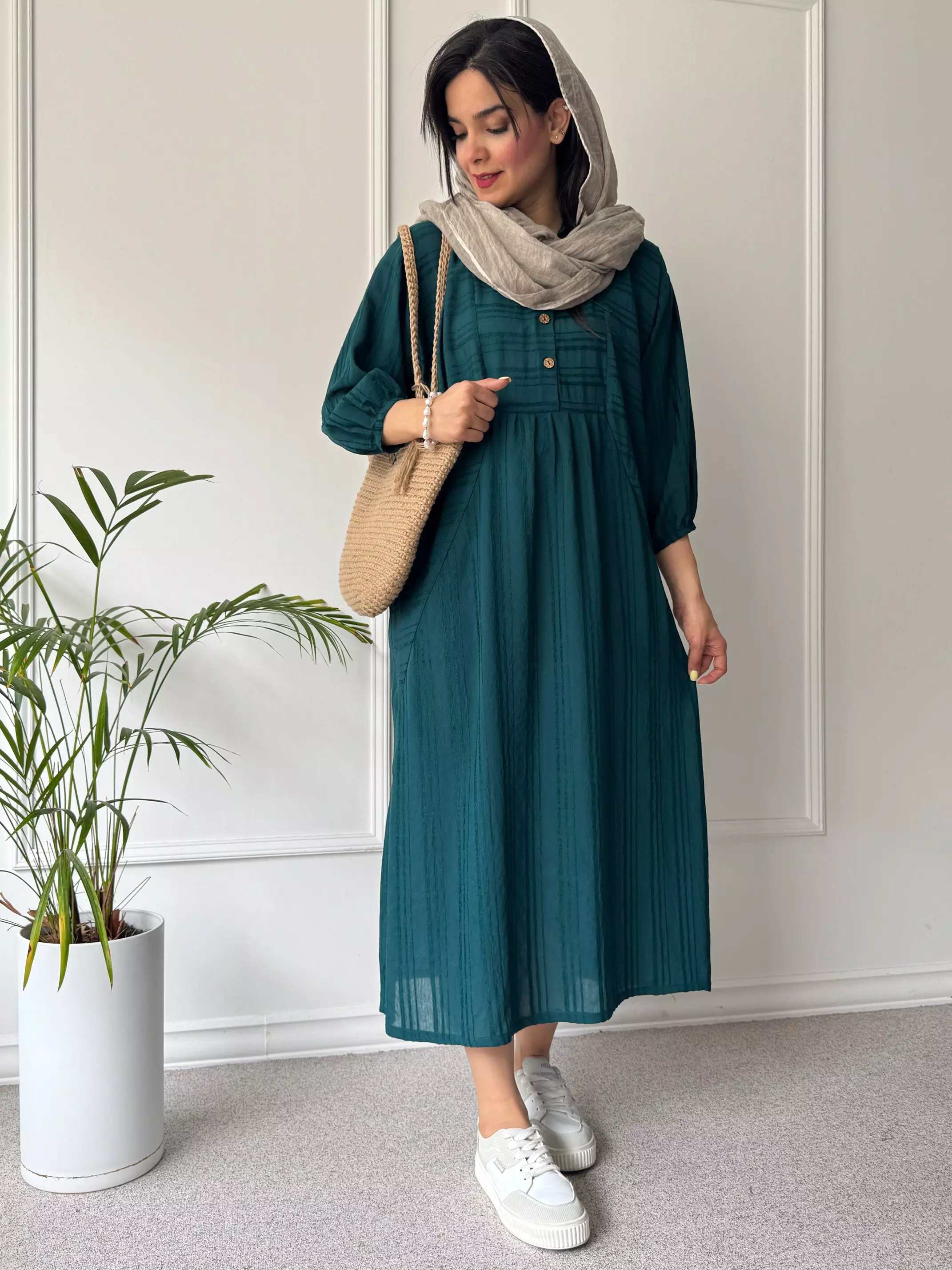 پیراهن مانتویی کایلی